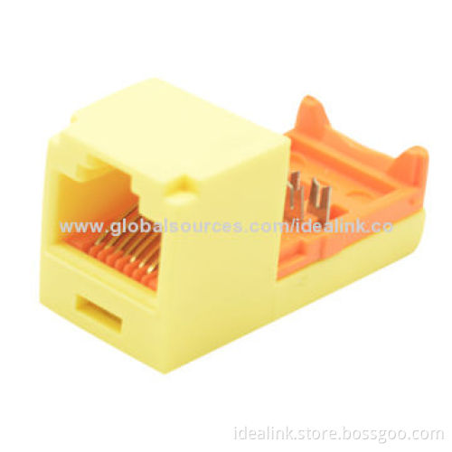 Cat5e/6 Modular Jack, Various Colors Available, High-quality, Factory Price